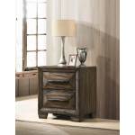 205442 Preston 2-Drawer Nightstand Rustic Chestnut
