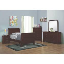 Louis Philippe Traditional Red Brown Twin Four-Pie 203971T-S4