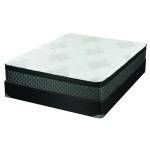 Wren 12.5″ California King Mattress White And Black 350382KW