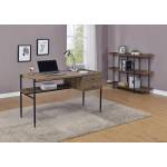 Lawtey Writing Desk With USB Aged Walnut 804291