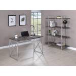 Grimma Writing Desk Rustic Grey Herringbone 802611