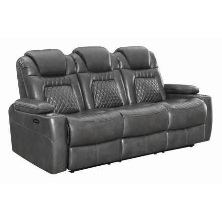 Korbach Upholstered Power^2 Sofa Charcoal 603414PP