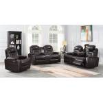 Korbach 3-piece Power^2 Living Room Set Espresso 603411PP-S3