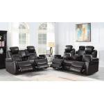 Korbach 2-piece Power^2 Living Room Set Espresso 603411PP-S2