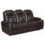 Korbach Upholstered Power^2 Sofa Espresso 603411PP