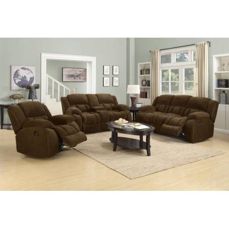 Weissman 3 Piece Reclining Living Room Set 3PC (SOFA + LOVE+ RECLINER) 601924-S3