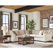 Aria Sectional with Nailheads Oatmeal 508610