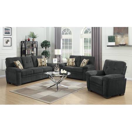 Fairbairn Casual Charcoal Two-Piece Living Room Set 506584-S2