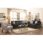 Gideon Graphite Three-Piece Living Room Set 506404-S3