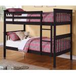 Chapman Twin Over Twin Bunk Bed Black 460234N