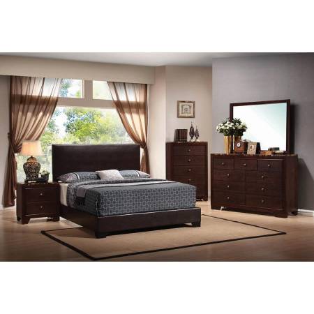 Conner Casual Dark Brown Full Bed 300261F