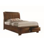Hunter Transitional Cognac Eastern King Five-Piece Set (KE.BED,NS,DR,MR,CH) 205350KE-S5