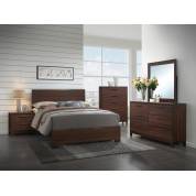 Edmonton Queen Platform Bed 5 Piece Set (Q.BED,NS,DR,MR,CH) 204351Q-S5