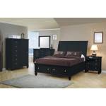 Sandy Beach King Sleigh 4 Piece King Bedroom Collection (KE.BED,NS,DR,MR) 201329KE-S4