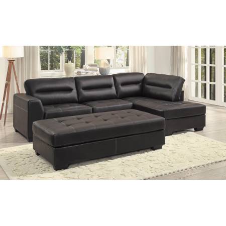 Terza Sectional Sofa Set - Dark Brown AirHyde