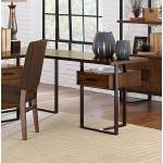 Sedley Reversible Return Desk with One Cabinet - Walnut