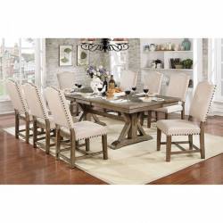 CM3014T-9PC 9PC SETS JULIA DINING TABLE + 8 SIDE CHAIRS