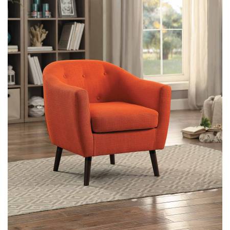 Lucille Accent Chair - Orange