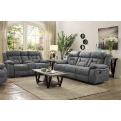 602261-S2 2PC SETS MOTION SOFA + MOTION LOVESEAT WITH CONSOLE