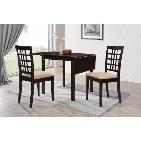 190821-S3 3PC SETS DINING TABLE + 2 DINING CHAIRS