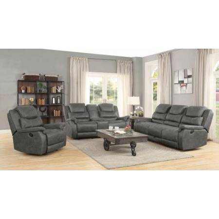 602451+602452+602453 3PC SETS MOTION SOFA W/ DROP DOWN + GLIDER MOTION   LOVESEAT WITH   CONSOLE + GLIDER RECLINER