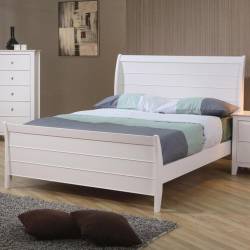 400231T Selena Twin Sleigh Bed with Panel Detail