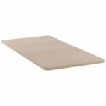 350020F Bunkie Board Full 2" Tan Wood Foundation