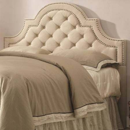 300442K Upholstered Beds King/ California King Ojai Upholstered Headboard with Button Tufting