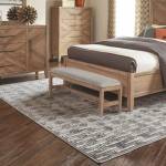 204616 Auburn Upholstered Accent Bench