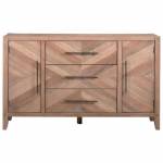 204613 Auburn Dresser with Chevron Inlay Design