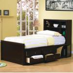 Phoenix Full Bookcase Bed with Underbed Storage 400180F