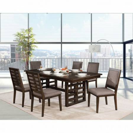 RYEGATE DINING TABLE AND SIDE CHAIR (6/CTN) CM3438T-GR