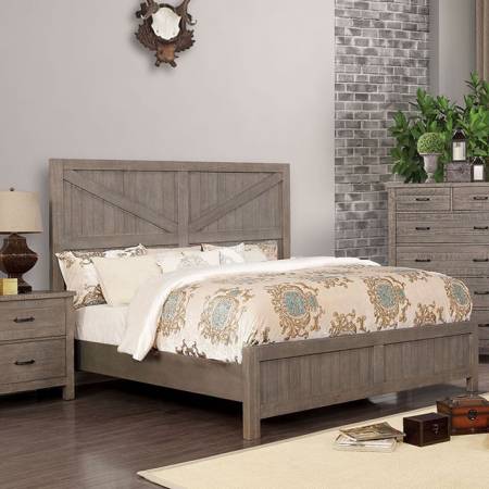 BRENNA Cal.King Bed CM7435GY-KW
