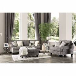 PIERPONT SOFA AND CHAIR WITH OTTOMAN SM8012-GR