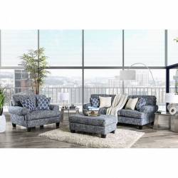 PIERPONT SOFA AND CHAIR WITH OTTOMAN SM8010-GR