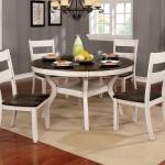 JUNIPER DINING TABLE SET CM3162WH-RT-5PC