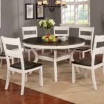 JUNIPER DINING TABLE SET CM3162WH-RT-7PC
