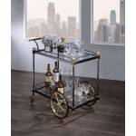BLACK SERVING CART 98370