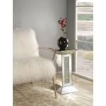 MIRROR PEDESTAL SIDE TABLE 97306