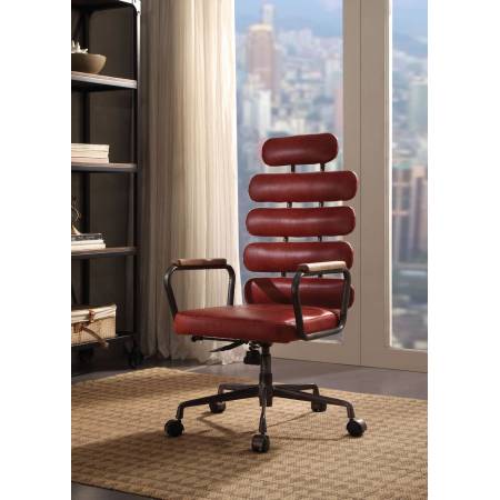 RED EXECUTIVE OFFICE CHAIR 92109