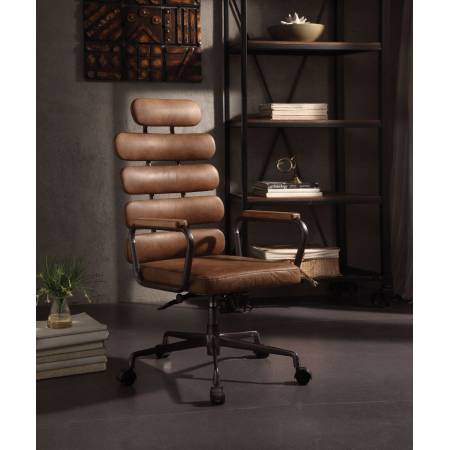 BROWN EXECUTIVE OFFICE CHAIR 92108
