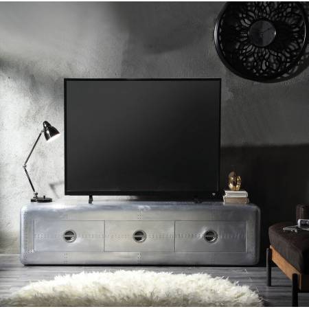 SILVER TV STAND 91562