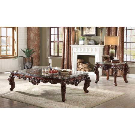 END TABLE W/MARBLE TOP 83072