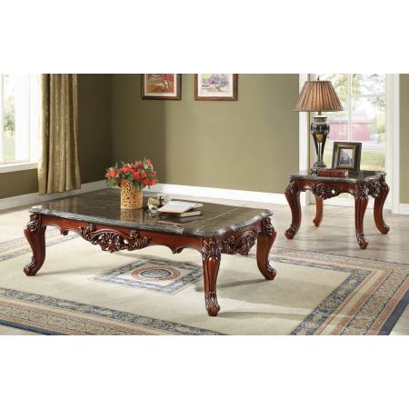 COFFEE TABLE W/MARBLE TOP 83065