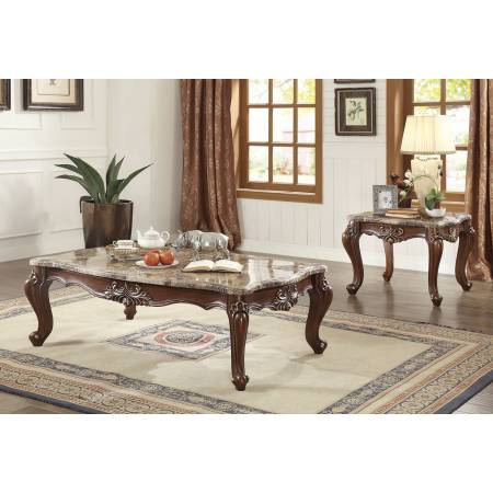 END TABLE W/MARBLE TOP 81052
