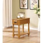 80510 LIGHT OAK SIDE TABLE