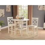 72545+72547*2 3PC SETS COUNTER HEIGHT TABLE + 2 COUNTER HEIGHT CHAIRS