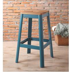 72333 FROSTED TEAL BAR STOOL