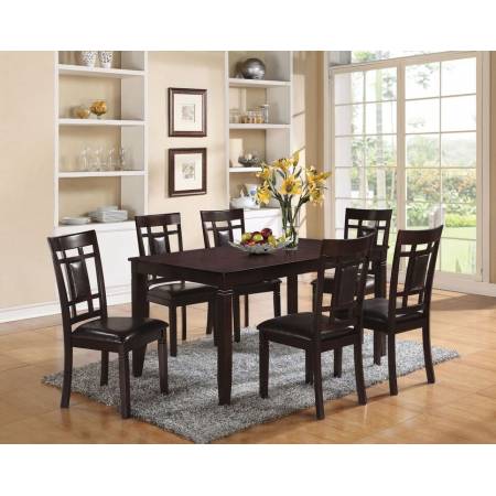 71955 ESPRESSO 7PC PACK DINING SET