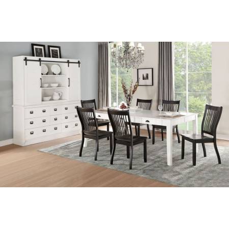 71850+71852*6 7PC SETS DINING TABLE + 6 SIDE CHAIRS